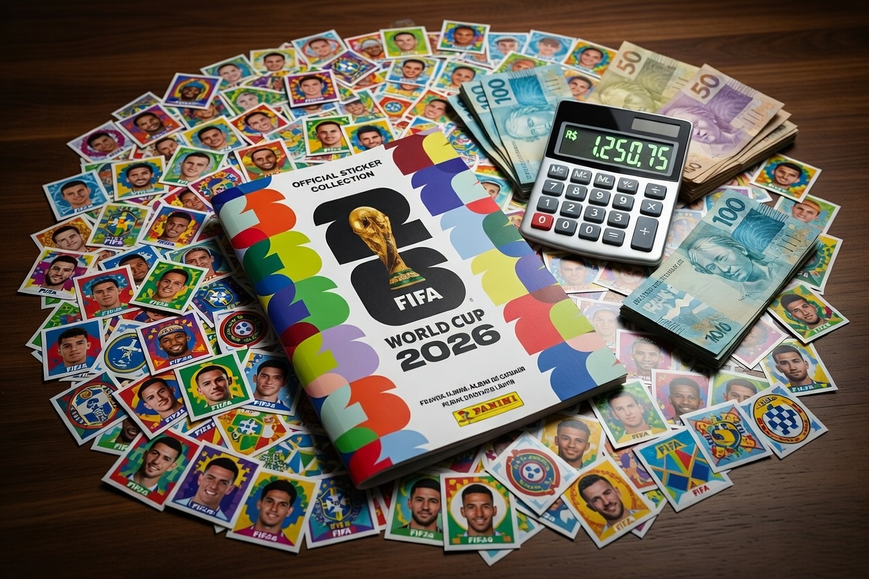 Pack de figurinhas da Copa do Mundo FIFA 2026